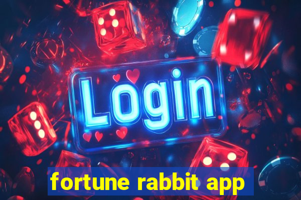 fortune rabbit app